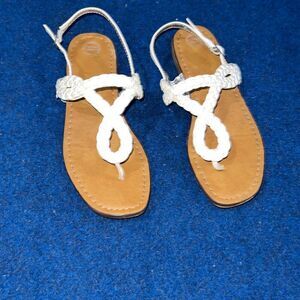 Wonder Nation Little & Big Girls Braid Sandal